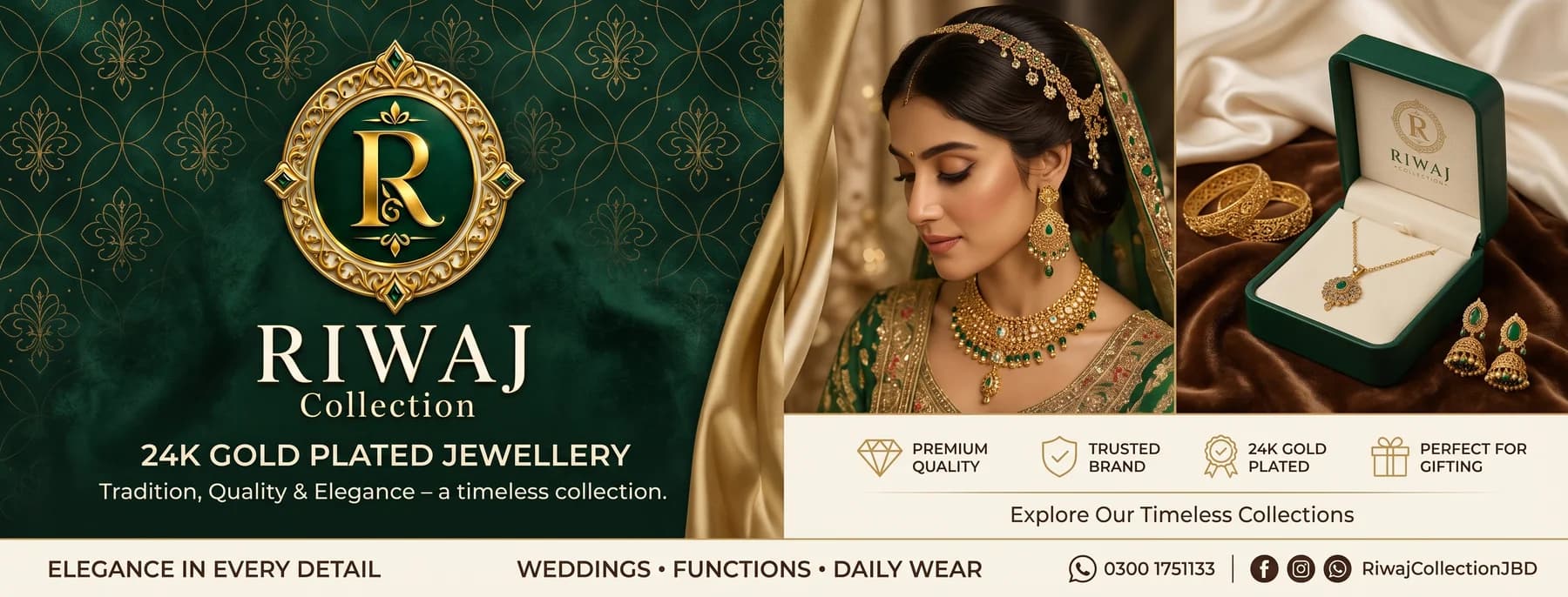 Riwaj Collection Facebook Cover Banner